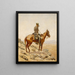 Le Belvédère - Frederic Remington — oprawiony obraz na ścianie