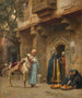 Ulica Kairu - Frederick Arthur Bridgman — widok dzieła