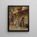 Ulica Kairu - Frederick Arthur Bridgman — oprawiony obraz na ścianie