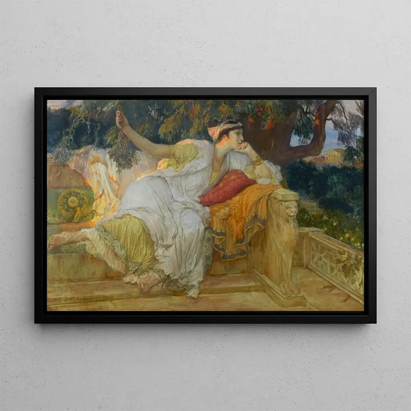 Frederick Arthur Bridgman - A Grecian lady.webp