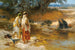 Nad brzegiem wody - Frederick Arthur Bridgman — widok dzieła