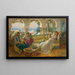 na tarasie - Frederick Arthur Bridgman — oprawiony obraz na ścianie