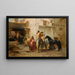 Ulica w Algierze - Frederick Arthur Bridgman — oprawiony obraz na ścianie