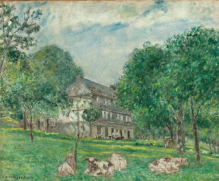 Krówki w południe - Frederick Carl Frieseke — widok dzieła