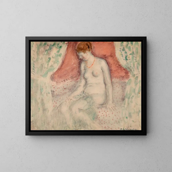 Nu - Frederick Carl Frieseke — oprawiony obraz na ścianie