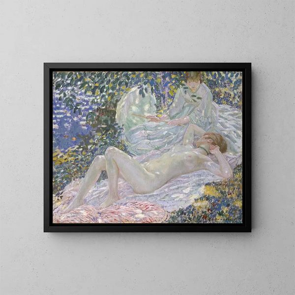 Lato - Frederick Carl Frieseke — oprawiony obraz na ścianie