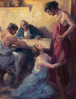 Frederick Coffay Yohn - A Roman Scene.webp