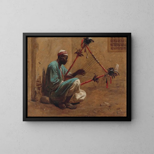 Le joueur de cistre - Frederick Goodall — oprawiony obraz na ścianie
