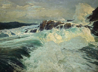Frederick Judd Waugh - Roaring Main 1909.webp