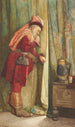 Falstaff je vais me cacher derrière la Tapisserie - Frederick William Davis — widok dzieła