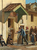 "Les pauvres sont nourris à l'extérieur du monastère de San Bonaventura sur la colline du Palatin" - Frederik Christian Lund — widok dzieła