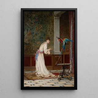 Frederik Hendrik Kaemmerer - Feeding the macaw.webp