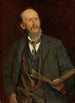 Portret malarza Amaldus Nielsen - Fredrik Kolstø — widok dzieła