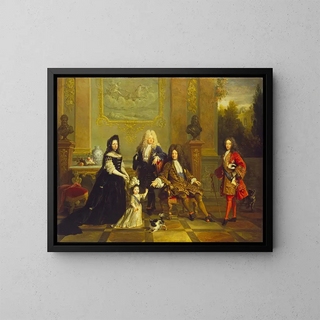 French School - Madame de Ventadour with Louis XIV and his Heirs.webp