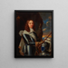 Portret szlachcica zwany Jacques II Marquis de Castelnau 1620-1658 - Szkoła Francuska — oprawiony obraz na ścianie