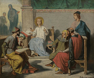 French School - The Boy Jesus In The Temple.webp