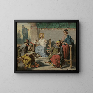 French School - The Boy Jesus In The Temple.webp