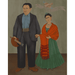 Reprodukcja obrazu Frida i Diego Rivera - Frida Kahlo