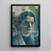 portret kobiety - Friedl Dicker-Brandeis — oprawiony obraz na ścianie