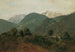 Widok na Scheuchenstein w kierunku Gauermannhof z Schneeberg w tle - Friedrich August Matthias Gauermann — widok dzieła