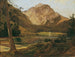 Jezioro Langbathsee przed z masywem Höllengebirge - Friedrich August Matthias Gauermann — widok dzieła