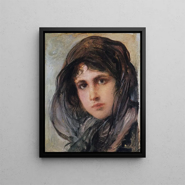 Friedrich August von Kaulbach - Mdchen mit Schleier.webp