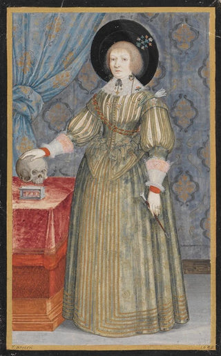 Friedrich Brentel - Bildnis Anna Maria Grfin von Solms in ganzer Figur.webp