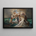 Posejdon i Nereid - Friedrich Ernst Wolfrom — oprawiony obraz na ścianie
