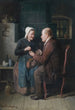starszej pary w kuchni - Friedrich Friedländer — widok dzieła