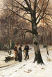 Leśna zima - Friedrich Kallmorgen — widok dzieła