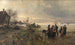 Powódź Renu w pobliżu Karlsruhe w 1887 roku - Friedrich Kallmorgen — widok dzieła