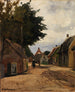 Rue estivale du village - Friedrich Kallmorgen — widok dzieła