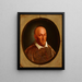 Portret Pawła Piaseckiego 1579-1649 Janina Blason Biskup Kamyaniets i Przemyśl - Friedrich Kloss — oprawiony obraz na ścianie