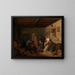 L'atelier de l'artiste à Rome - Friedrich Mosbrugger — oprawiony obraz na ścianie