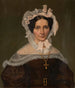 Portret damy z charlotką - Friedrich Wilhelm Maul — widok dzieła