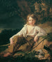 Młody chłopak łowiący ryby - Friedrich von Amerling — widok dzieła