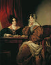 Henriette Baronne Pereira-Arnstein z córką Florą - Friedrich von Amerling — widok dzieła