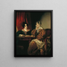Henriette Baronne Pereira-Arnstein z córką Florą - Friedrich von Amerling — oprawiony obraz na ścianie