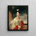 Marie Freiin Vesque de Puettlingen - Friedrich von Amerling — oprawiony obraz na ścianie