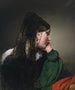 Dziewczyna w profilu z czarną mantylą - Friedrich von Amerling — widok dzieła