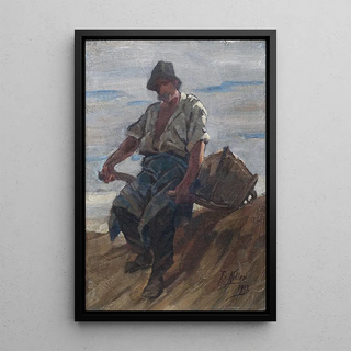 Friedrich von Keller - Steinbrecher mit Schubkarre.webp