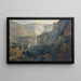 Terni Waterfalls - Friedrich von Nerly — oprawiony obraz na ścianie