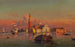 Wyspa i kościół San Giorgio Maggiore w Wenecji - Friedrich von Nerly — widok dzieła
