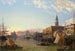 Le Palais des Doges et la Piazzetta di San Marco avec vue sur le Grand Canal et Santa Maria della Salute au loin - Friedrich von Nerly — widok dzieła
