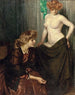 Modele - Frigyes Strobentz — widok dzieła