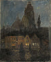 Wieczór w Dieppe - Frits Thaulow — widok dzieła