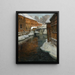D'Akerselven - Frits Thaulow — oprawiony obraz na ścianie