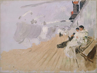 Frits Thaulow - Monks on the Deck.webp