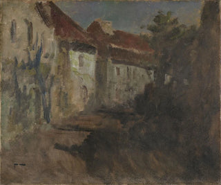 Światło księżyca w Dieppe - Frits Thaulow — widok dzieła