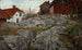 Motyw skalistej formacji z Kragerø - Frits Thaulow — widok dzieła